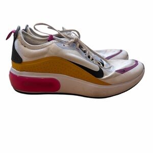 Nike Air Max Dia Women's White, Pink, and Yellow Sneakers